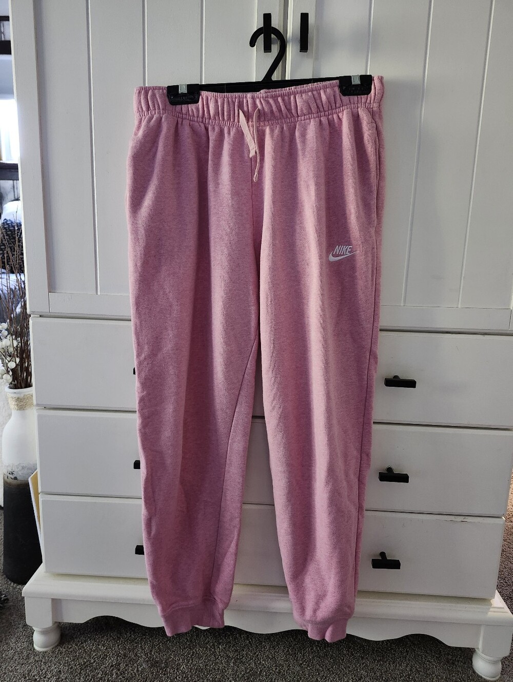 Nike Womens Pink Jogger Sweatpants Sz M